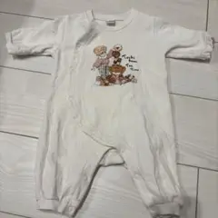 テククマ テータテート 熊ロンパース 50-60cm