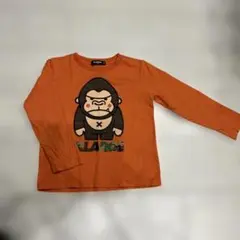 XLARGE KIDS ゴリラプリント長袖カットソー　110㎝