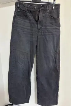 バギーデニム ブラック