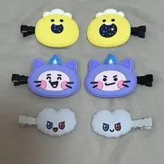 TRUZ TREASURE キャラクター ヘアクリップ セット