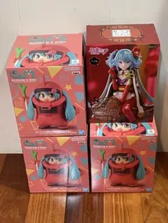 ガンダム45周年x初音ミク　シャアザクぐるみフィギュア ヌースト4体セット