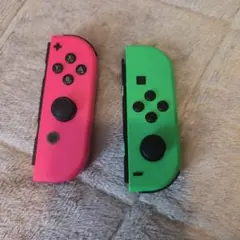 Nintendo Switch ジョイコン ピンクとグリーン　ジャンク品