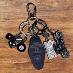 キーホルダー カラビナ アメカジ ストリート 古着 Y2K じゃらじゃら系