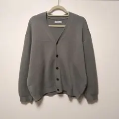 RUUBON グレー Vネック カーディガン「最終値下げ」