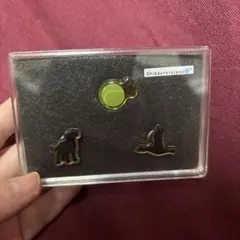 犬と海鳥のメタルピンバッチセット
