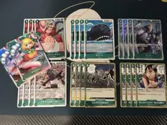 【26枚セット】緑デッキパーツ