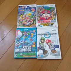 wii. wiiu ソフト4本セット　まとめ売り