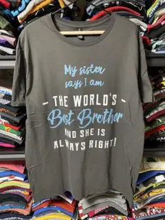 グラフィック Tシャツ グレー　XL