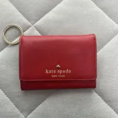 kate spade NEW YORK 二つ折り財布 ボルドー - メルカリ