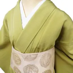 色無地 着物 中古 正絹 袷 紋付 身丈162cm M A1081-2 - メルカリ