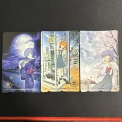 エヴァンゲリオン アニメイト 特典 シール 綾波レイ アスカ 3枚セット全コンプ