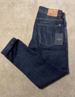 entre amis ダークブルースリムフィットデニム