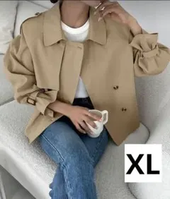 SHEIN スプリングコート　ベージュ　XLのサムネイル