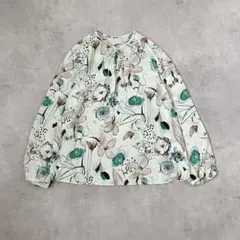 未使用級✨トゥモローランド パピヨンフラワープリント パフスリーブ