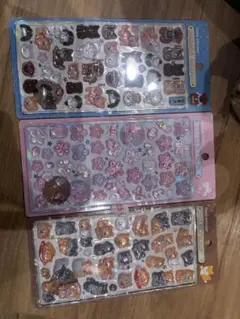 動物キャラクターシールセット 3シート