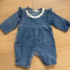 Coussance Bebe デニムロンパース 70