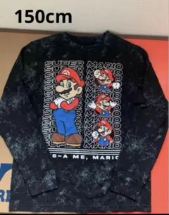 未使用　任天堂　スーパーマリオ　男の子　長袖Tシャツ　USJ ロンT 150cm