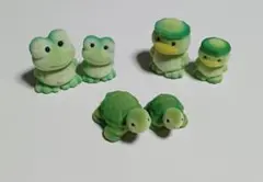 CENTEX カエルとカメとかっぱの置物セット