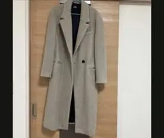 ZARA ライトグレー チェスターコート