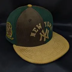 ニューヨーク・ヤンキース　ニューエラ　海外別注　コーデュロイ　PinWheel