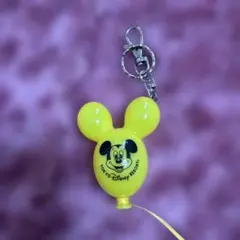 【新品未使用】東京ディズニーリゾート バルーンキーホルダー イエローのサムネイル