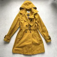 AIGLE エーグル GORE-TEX コート　フード取り外し可　イエロー　M