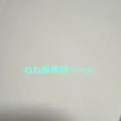 ねね様専用ページ