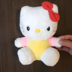 レトロ ハローキティ ぬいぐるみ 約18cm