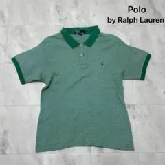 ポロ ラルフローレン 半袖 ボーダー 90s USA企画 ヴィンテージ 刺繍ロゴ