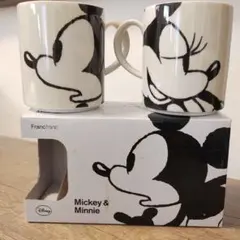 Francfranc　Mickey＆Minnie　ペアマグカップ