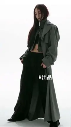 Meltthelady メルトザレディ　タイレースアップロングコート melt the ladyタイレースアップロングコート Meltthelady