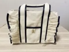 【NICE CLAUP/ナイスクラップ 】ノベルティートートバックホワイト