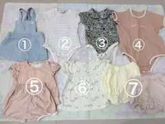 【夏服まとめ売り】70.80サイズ　Tシャツ　ロンパース