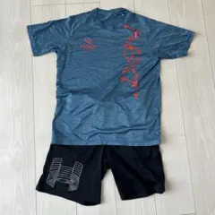 アンダーアーマのバスパンとMizuno Tシャツの2点セット140