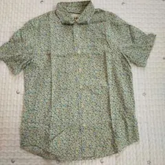 ナノ・ユニバース　半袖花柄シャツ