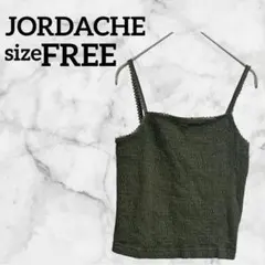 JORDACHE【FREE】 キャミソール オリーブグリーン 海外古着