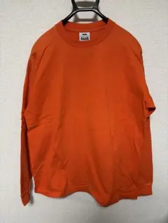 PRO CLUB ヘビーウェイト 長袖カットソー XL オレンジ