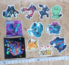 ポケモン シール ステッカー メガリザードン X Y フシギバナ ラグラージ
