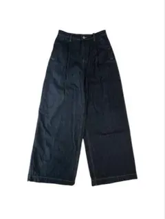 【CHUCLLA】 one wash wide denim pants