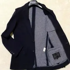 【美品✨】グリーンレーベルリラクシング ニット テーラードジャケット 黒 S