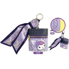 サンリオ スカーフ付き　チャーム　ポーチ クロミ　小物入れ　ケース　プライズ