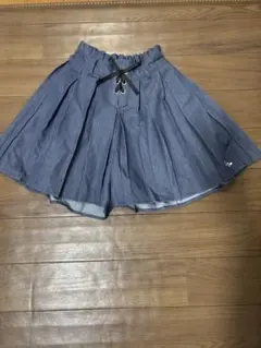 LOVE RABBYラビラビ　デニム調スカートショートパンツ140サイズ