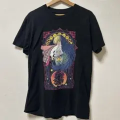 【公式・希少】ハウルの動く城 Tシャツ M ハウル ソフィー ステンドグラス 黒のサムネイル