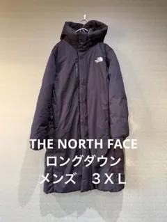 元旦セール　レアサイズ　THE NORTH FACE ダウンコート　黒　３ＸＬ