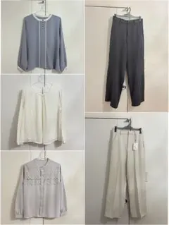 ブラウス パンツ オフィスカジュアル まとめ売り