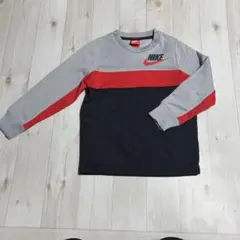 Nike ナイキ　トレーナー XS グレー/ネイビー/レッド　130