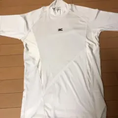 ミズノ(MIZUNO) Vカットスロープネック・半袖 ・白