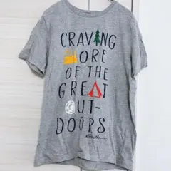 Eddie Bauer エディーバウアー Tシャツ グレー　キッズ　半袖