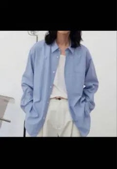 WYM LIDNM TENCEL RELAX WIDE SHIRT