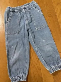 ユユニクロ　ワークパンツ　カーゴパンツ　デニム